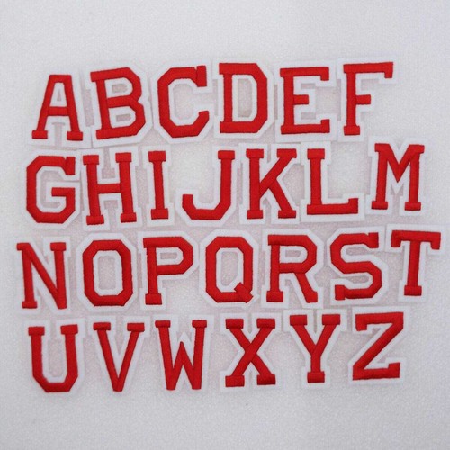 Pick letters iron sew on - sew,