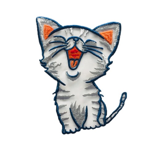 Cartoon embroidery patches cat - cartoon,