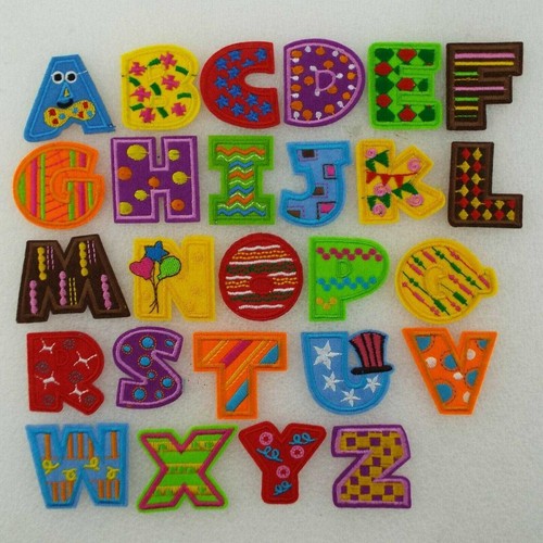 Pick letters iron sew - 2,