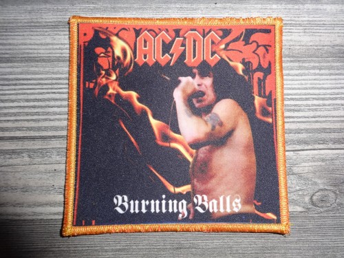 Patch rock metal burning - ac/dc,
